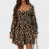 Zavodljiva haljina s leopard uzorkom