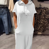 Saskia™ | Svakodnevna haljina s kapuljačom