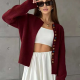 Nicole | Pulover s Detaljima Dugmadi