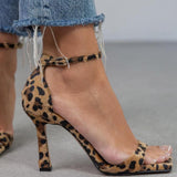 Giulia™ | Visoke potpetice s leopard uzorkom