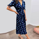 Monica™ | Elegantna Haljina s Točkicama