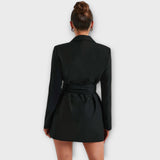 Blazer tip suknja s V izrezom