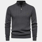 Mikkel™ | Poluvisoki Pamučni Pulover