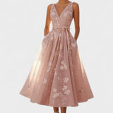 Catarina | Elegantna Midi Haljina