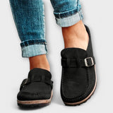 Ženski ortopedski mokasini s dekorativnom kopčom