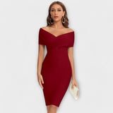 Lara| Elegantna mini haljina s V izrezom
