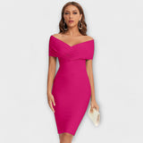 Lara| Elegantična mini haljina s V izrezom