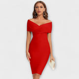 Lara| Elegantna mini haljina s V izrezom