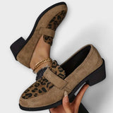 Karla - Elegantne ženske cipele s leopard uzorkom