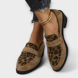 Ženski elegantni čizmi s uzorkom leoparda