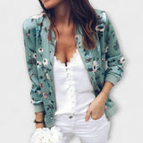 Andreia - Elegantna bomber jakna s cvjetnim uzorkom